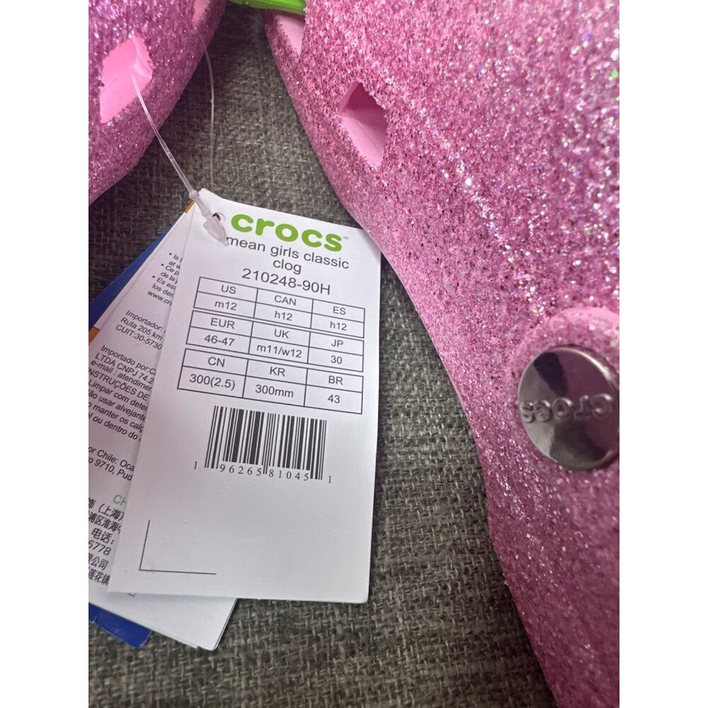 RESERVED for glitterqueen1901 Bundle of 4 Crocs Mean Girls Pink Glitter Clogs - Picture 10 of 13